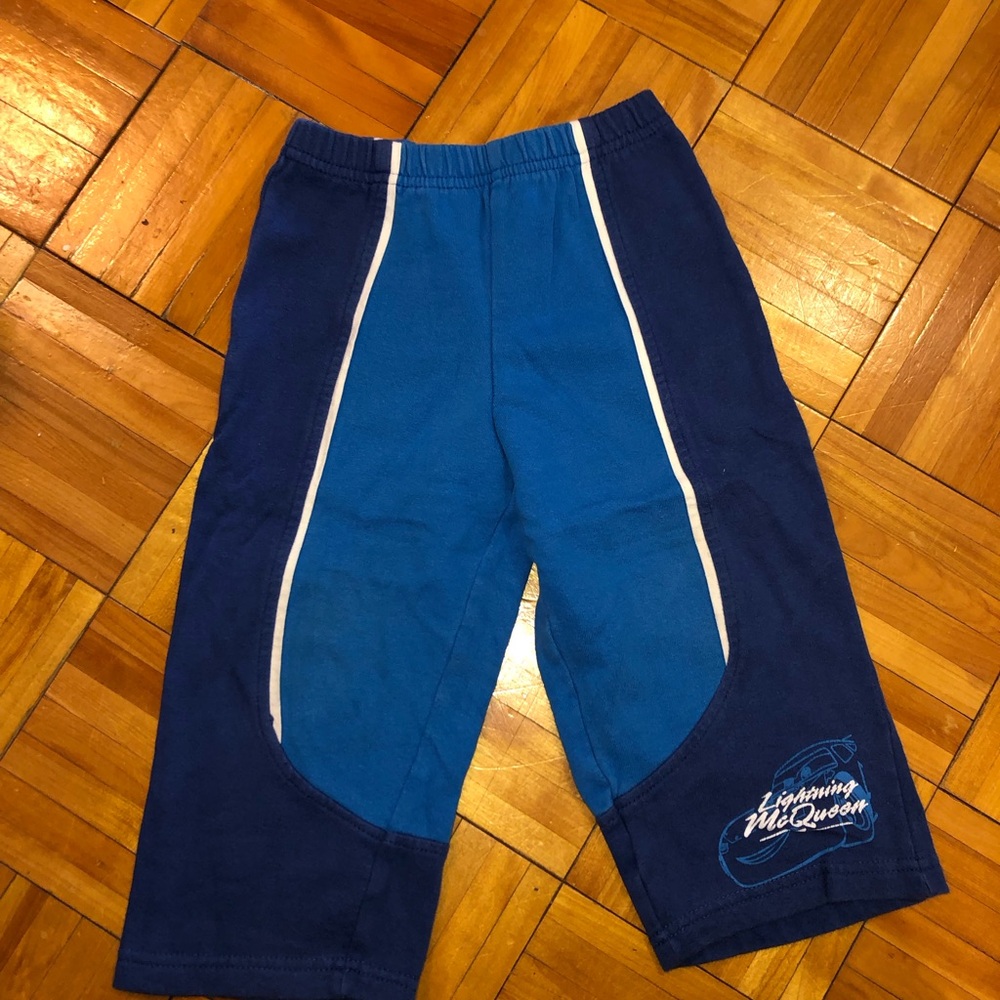 Lightning McQueen Blue Sweatpants with Sporty Accents